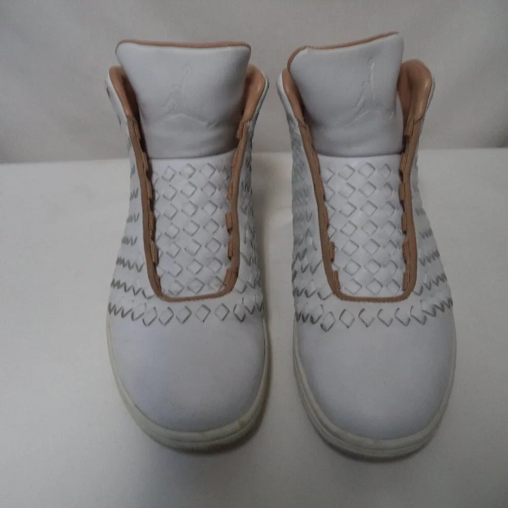 Nike Jordan Shine 500 Worldwide 689480 105 White Vachetta Sneakers Men Size Sz 8